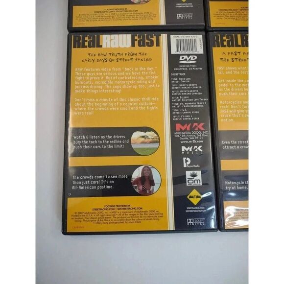 Street Racing: Real, Raw, Fast - Boxed Set (DVD, 2002, 4-Disc Set) - Picture 12 of 16